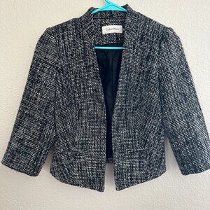 Calvin Klein Tweed Mini Blazer